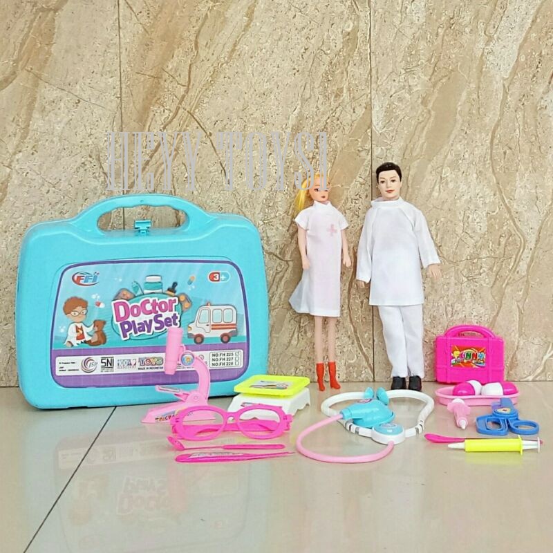 MAINAN KOPER DOKTER SET FH225 MAINAN DOKTER DOKTERAN MAINAN EDUKASI ANAK MAINAN KOPER DOKTER