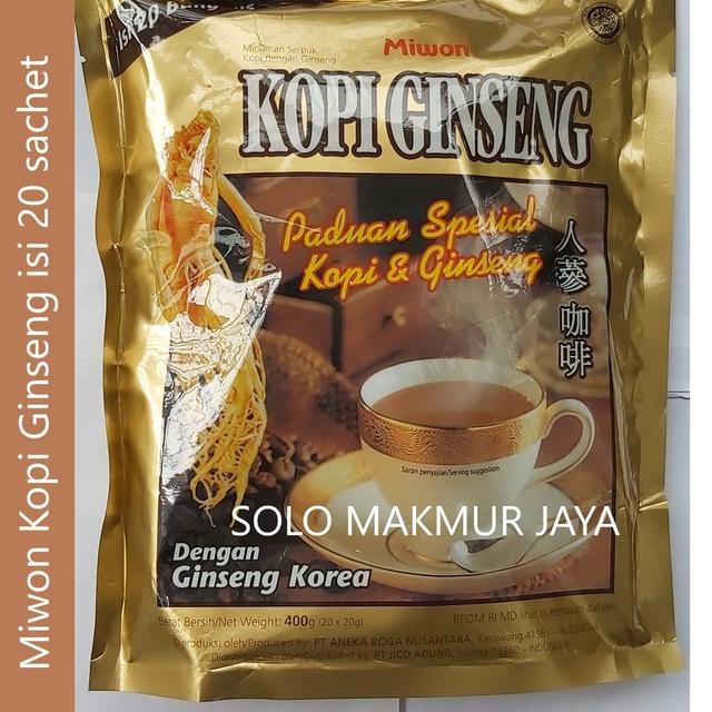 

Model Terkini ZYPB7 Kopi Ginseng Miwon Sachet isi 20 61 Terlaris