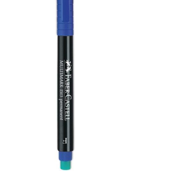 

✥ Faber-Castell OHP Multimark F Perm Blue Ink ☇