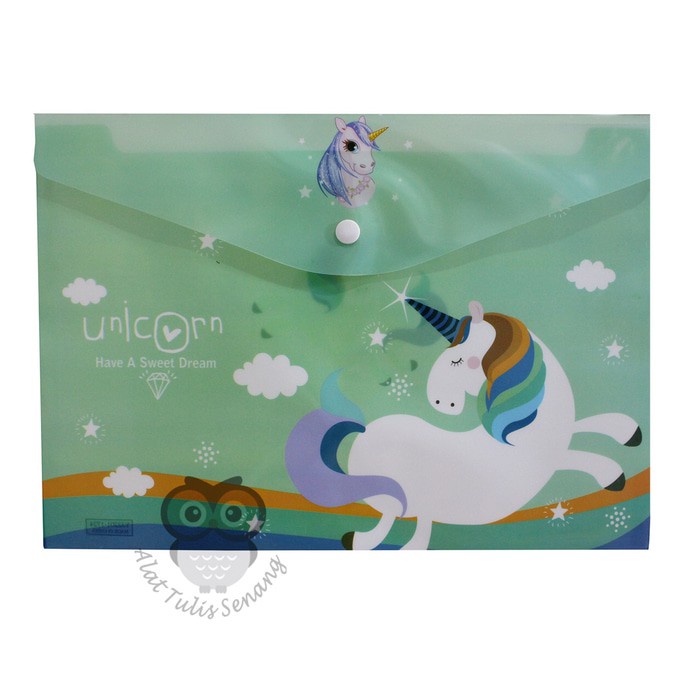 

Map A4 Plastik Unicorn