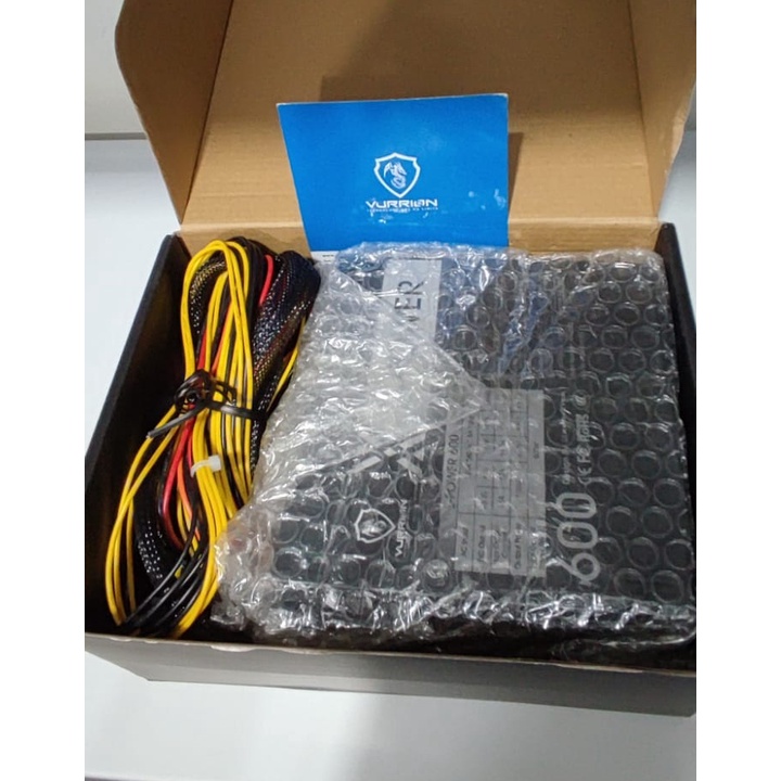 POWER SUPPLY PSU VURRION Z-POWER 600 80+ GARANSI 10 Thn