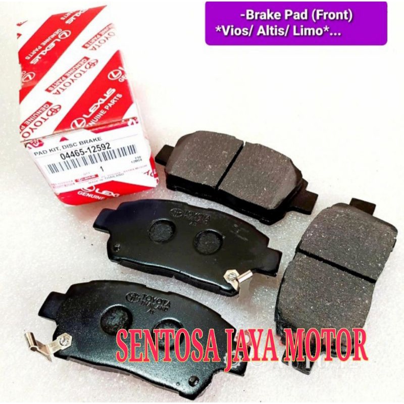 Kampas Rem Depan Brake Pad  Vios Altis Limo original thailand