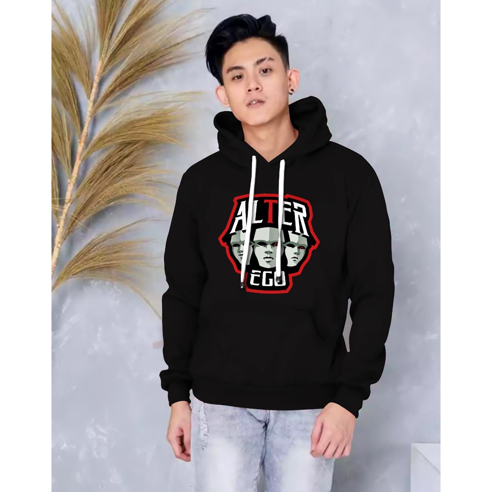 Hoodie Alter Ego Bahan Fleece - ZAZOM893