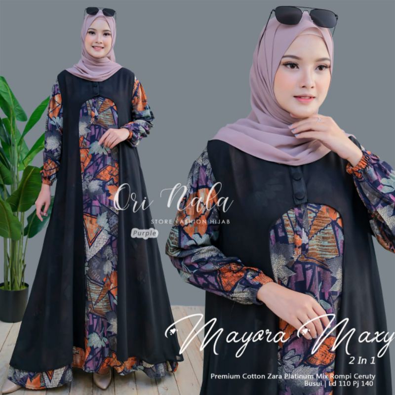 Mayora Maxy Dress ORY nala fashion hijab