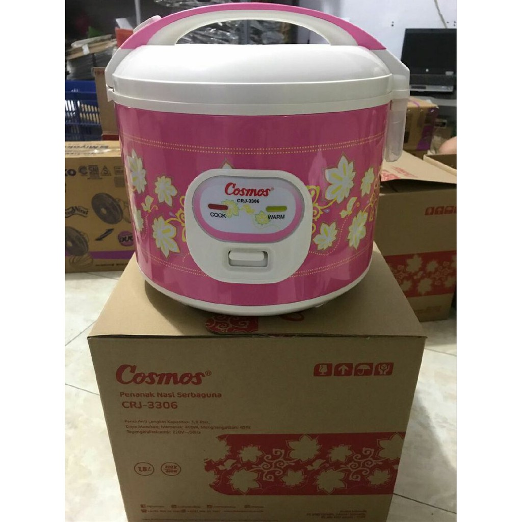 Magic com cosmos CRJ 3306 S 1.8L rice cooker cosmos 3306 penanak nasi 1,8L magic com pink megikom