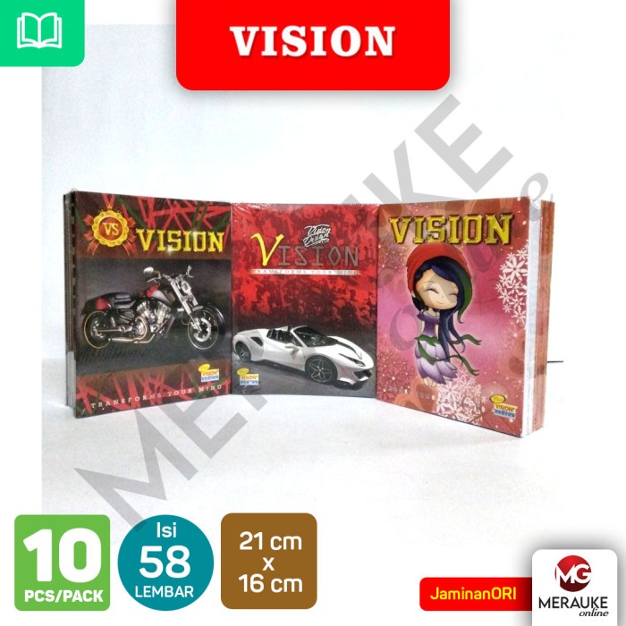 

(BISA COD) Buku Tulis Vision 58 Lembar
