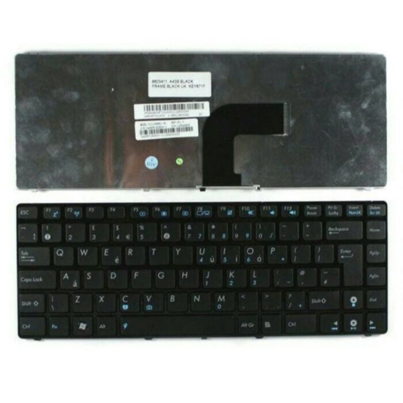 ORIGINAL Keyboard Asus A42, A43, A43S, A43SJ Series - 04GN5T1KUS00-1