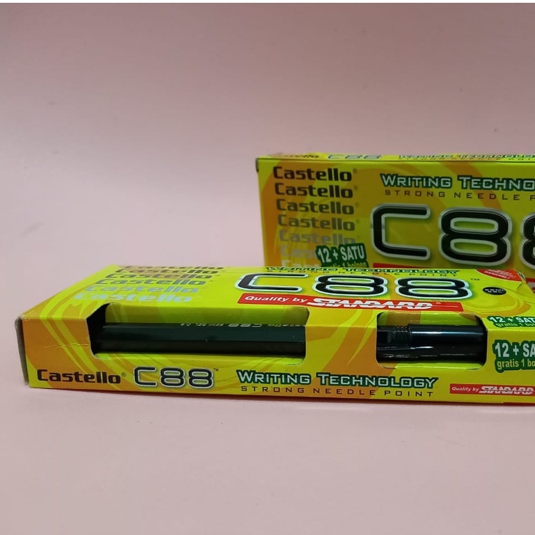 Pulpen Standard Castello C-88 Semi Gel Set (Isi 13 Pcs)