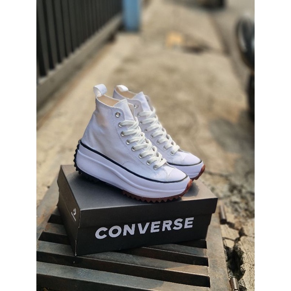 Converse Run Star Hike High White