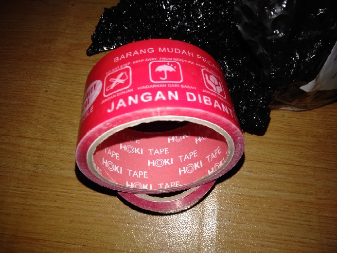 Gratis Ongkir Lakban Fragile Warna Merah Jangan Di Banting !