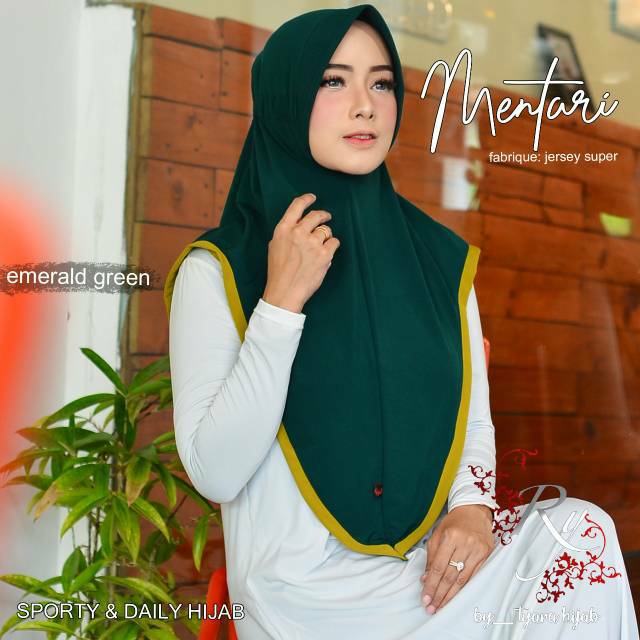 Bergo Serut Sporty &amp; Daily Hijab Mentari original Tyara Hijab