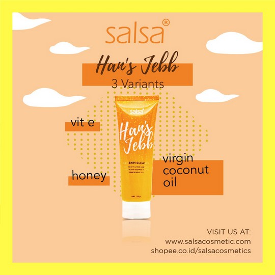 ⭐BAGUS⭐ SALSA HANS JEBB PEELING GEL (Lulur tanpa bilas)