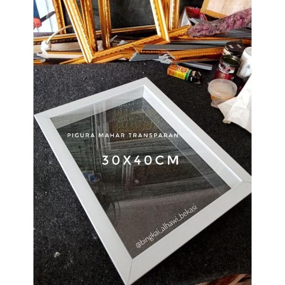 Bingkai Mahar Minimalis Transparan Akrilik / Bingkai Mahar Akrilik