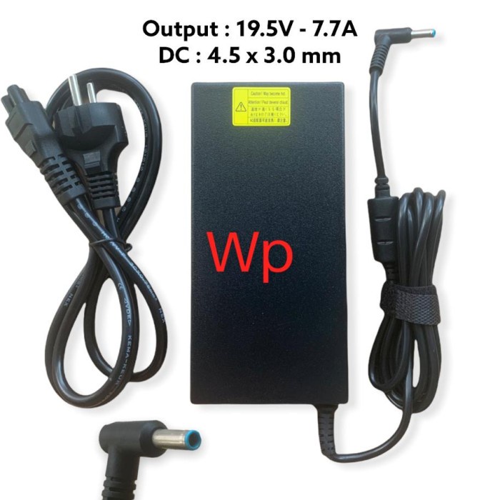 Adaptor Charger HP 19.5V 7.7A 4.5*3.0MM ADP-150XB B / HSTNN-CA27