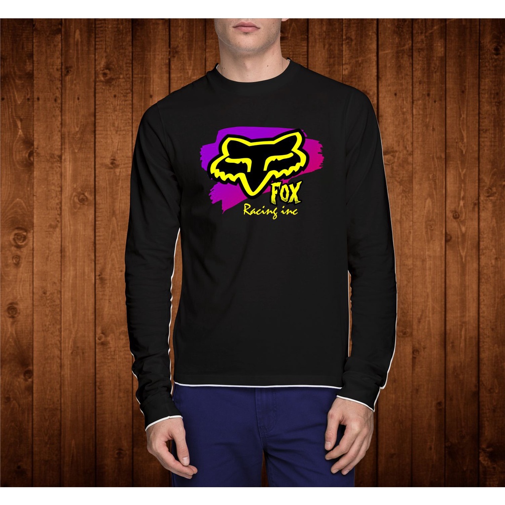 kaos lengan panjang motocross sponsor racing acerbis dll