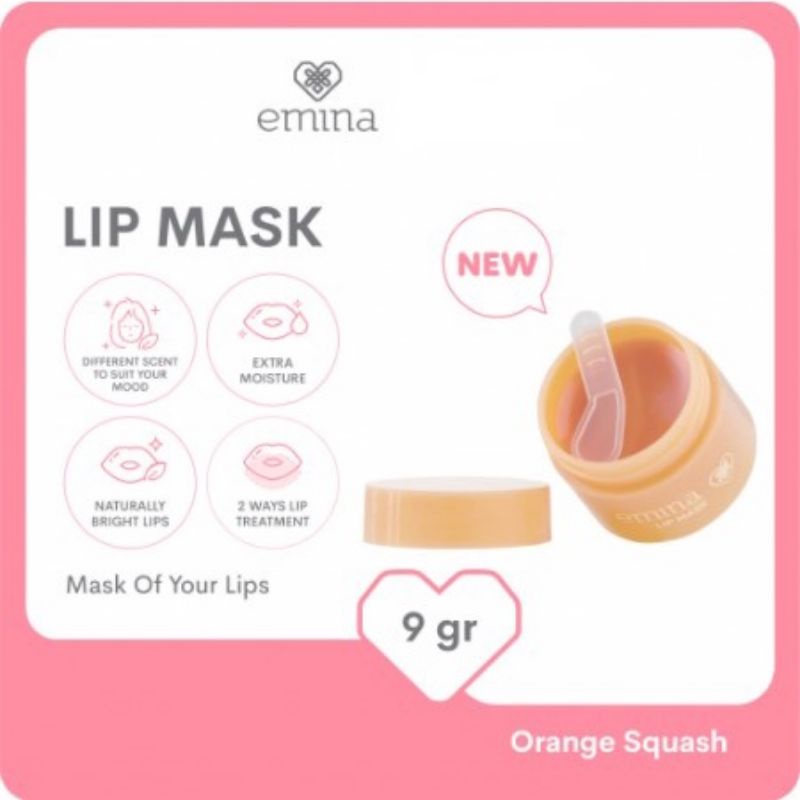 Emina Lip Mask 9gr/masker Bibir Emina