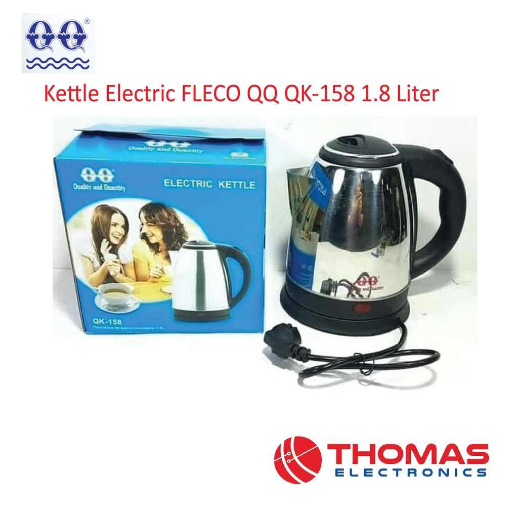 Kettle Electric FLECO QQ QK 158 1.8 Liter - Teko Listrik / Pemanas Air