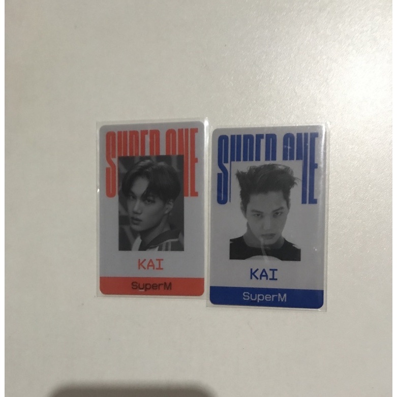 id card kai superm superone exo photocard