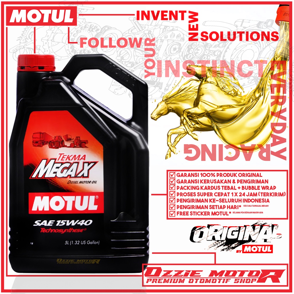 MOTUL TEKMA MEGA X 15W40 CI-4 5L