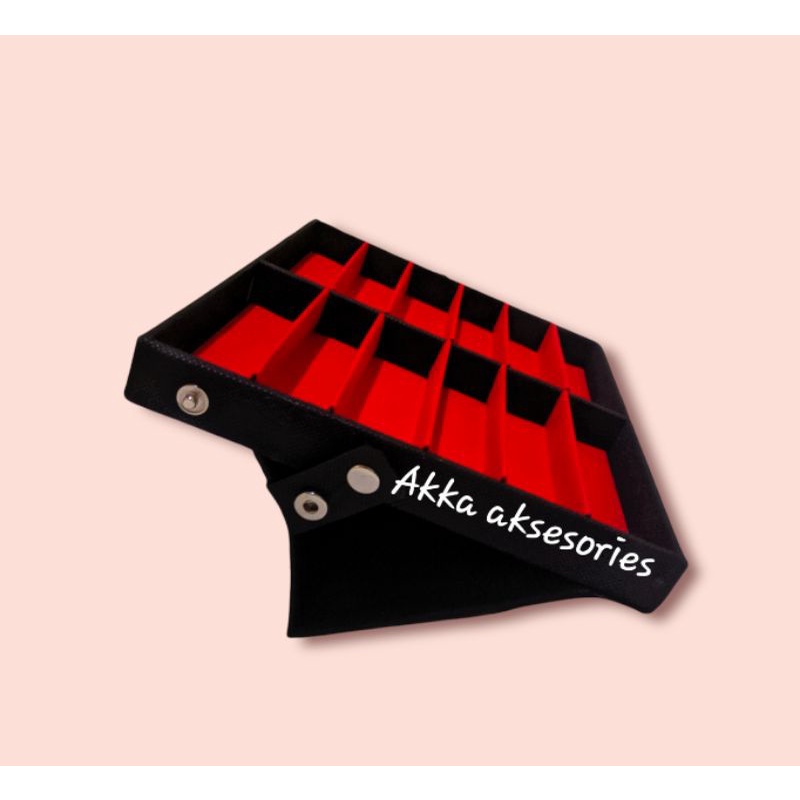 Tray box kacamata display 12pcs Tutup bisa berdiri