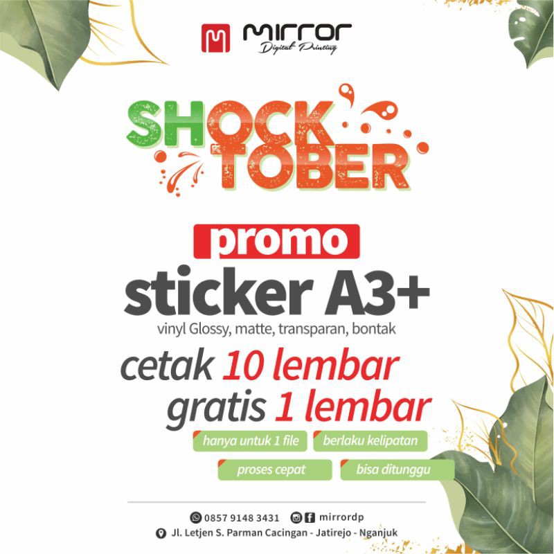 

sticker label murah