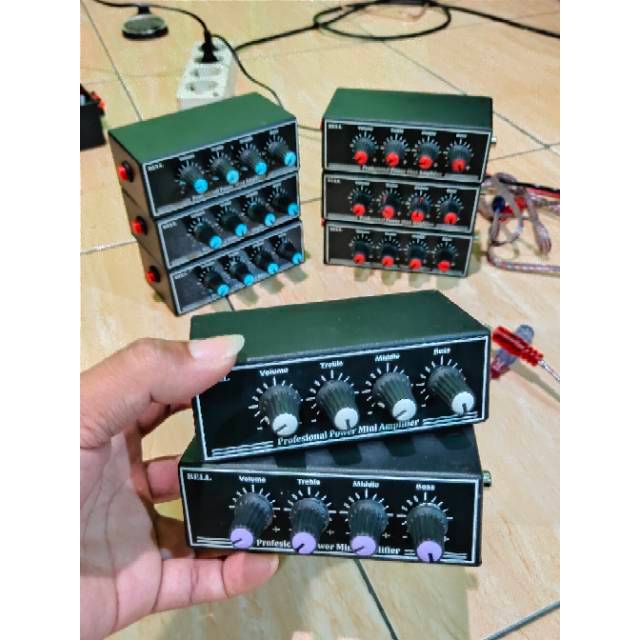 Ampli mini 12Volt + Tone control (suara dijamin jernih