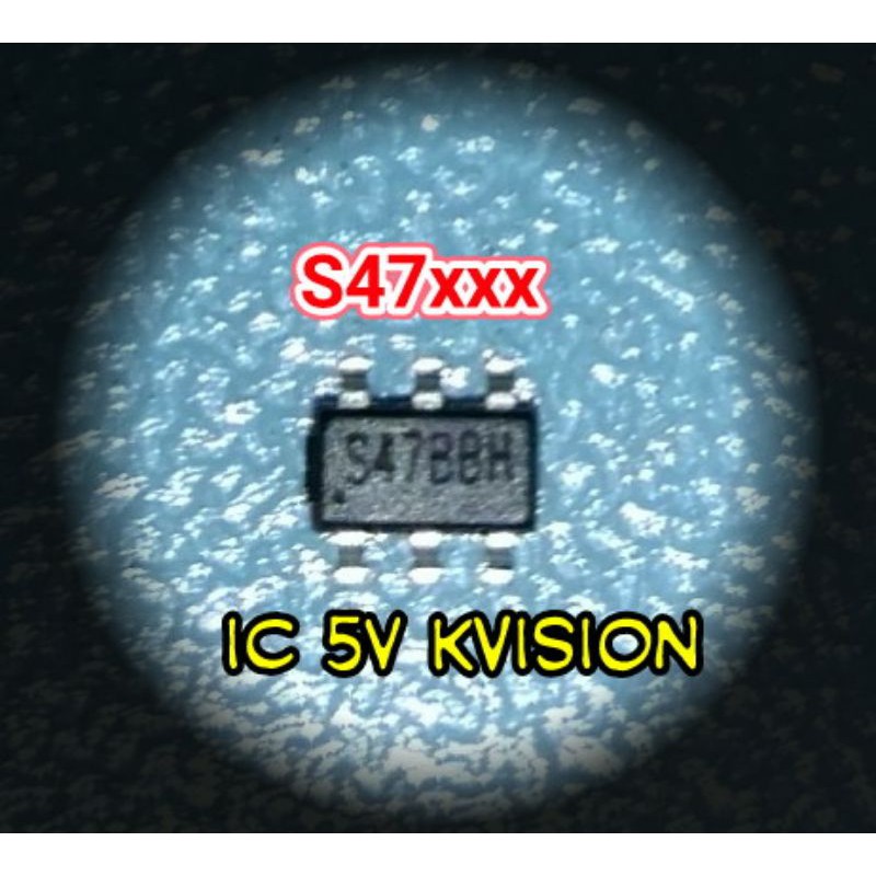IC 5 Volt KVision || Bromo || Cartenz || GOL || Nusantara HD DLL tipe s47 S47B
