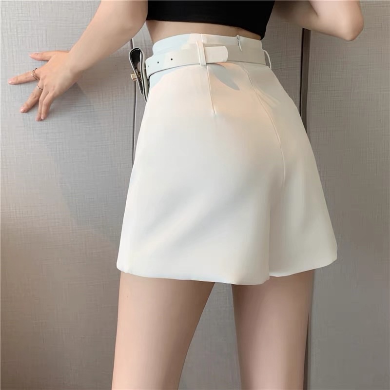 SKORT MINI SKIRT FREE BELT HIGHWAIST IMPORT WANTA ROK MINI MX607