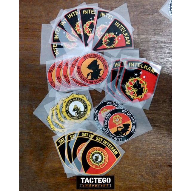 

sticker Sablon DTF Pakaian Intelkam