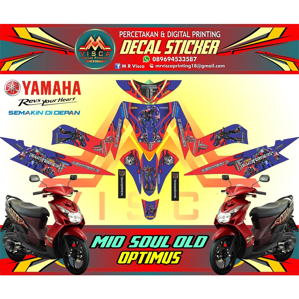 DECAL  MIO soul karbu - fullbody decal mio soul karbu fullbody - Decal Mio Soul Karbu Full Body