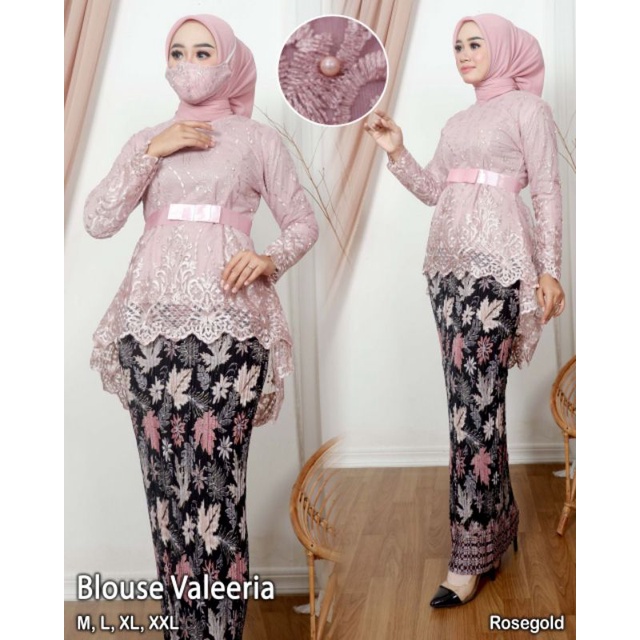 KEBAYA ORIGINAL//KEBAYA MODERN//KEBAYA VALEERIA-AURORA TULLE//Kode ADK