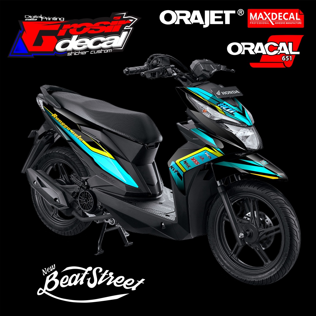 Decal Stiker Beat Street Lama 2015 - 2019 Full Body  Dekal stiker BEAT STREET fullbody