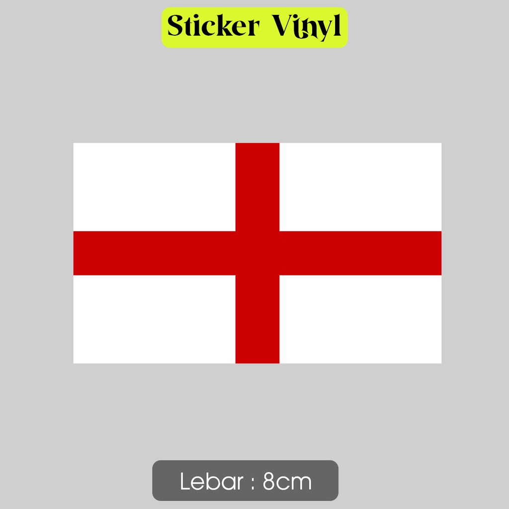 

Stiker Bendera England Inggris Football Country Sticker Negara Eropa Satuan Bahan Anti Air