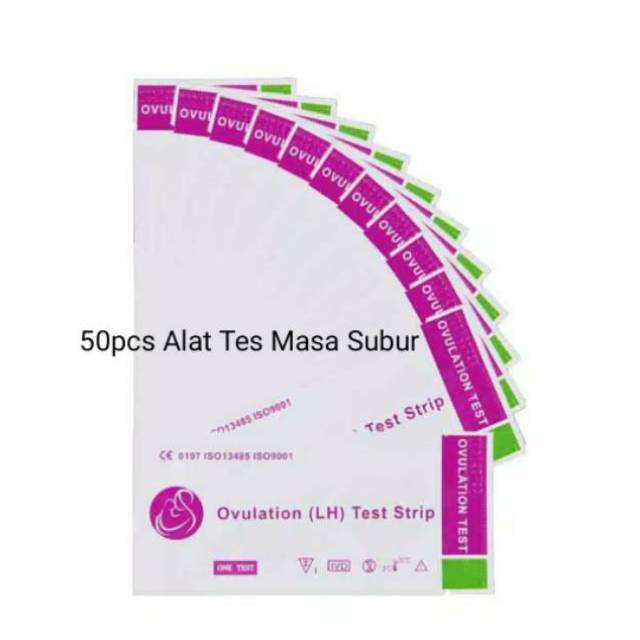 50pcs Ovulation LH Test Strip - Tes Masa Subur