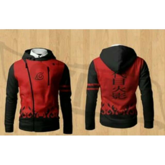 jaket harakiri kyubi merah hitam