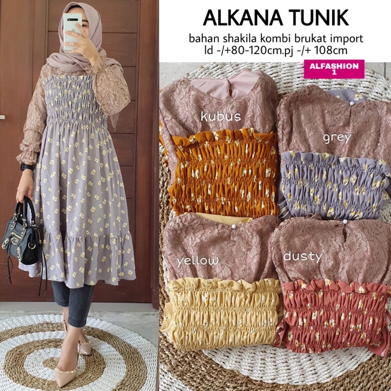 ALKANA TUNIK ORIGINAL BY ALFASHION SOLO