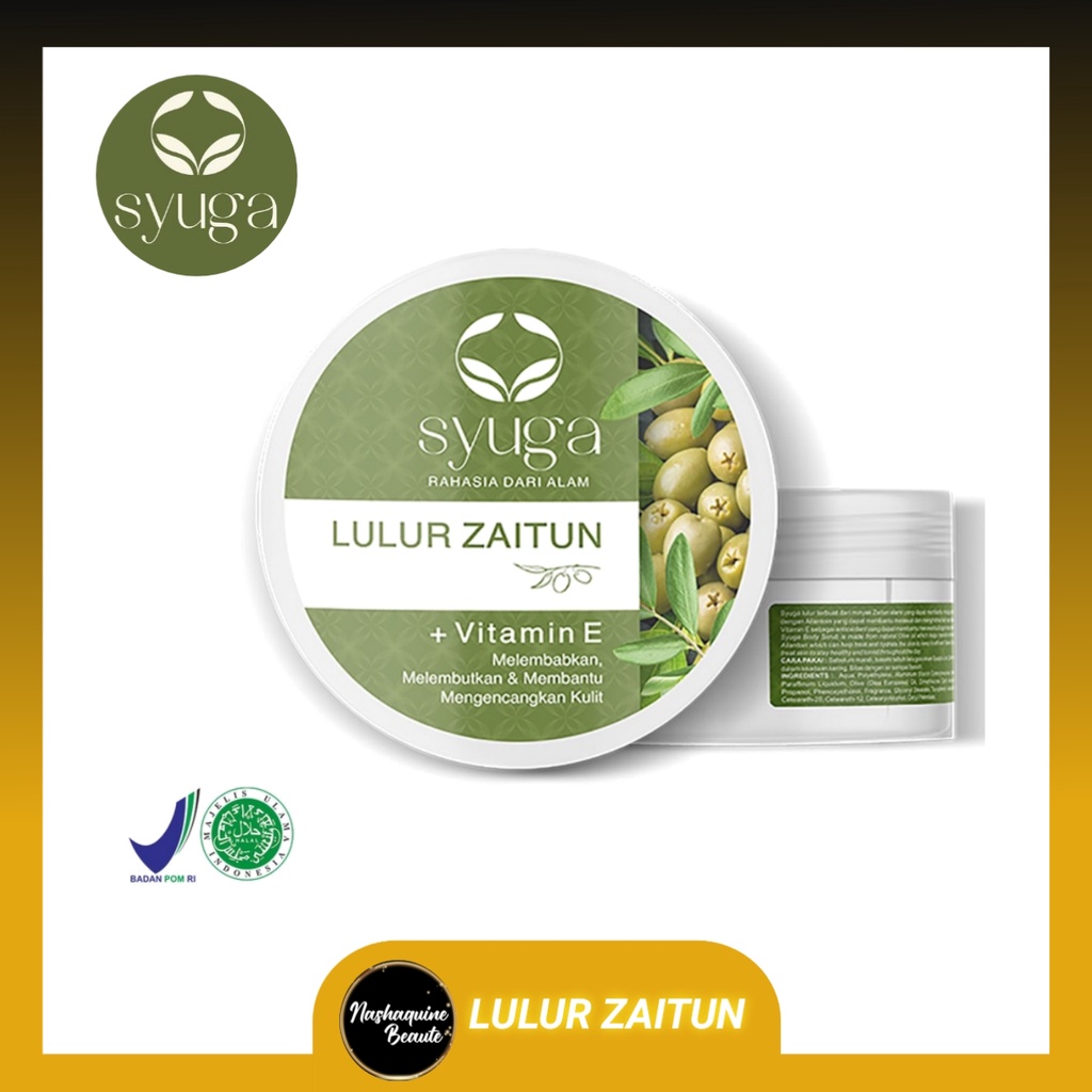 SYUGA Lulur Scrub Zaitun Oil with Vitamin E 100ml