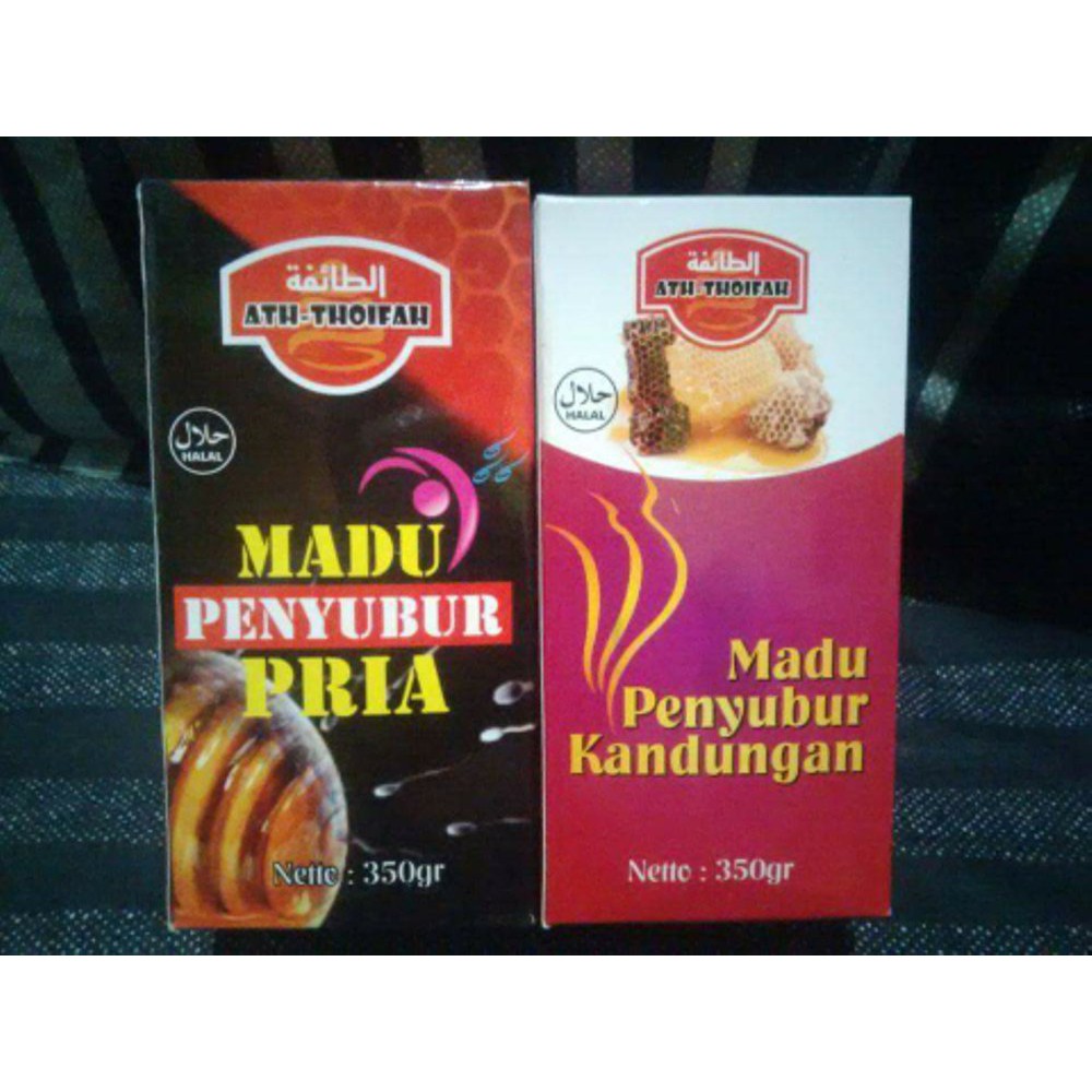 Paket Madu Penyeubur Kandungan &amp; Penyubur pria ATH THOIFAH