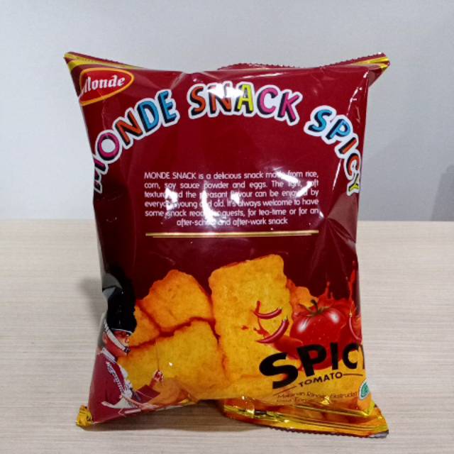 MONDE SNACK SPICY TOMAT (50GRAM) / SNACK MONDE RASA SPICY TOMAT ...