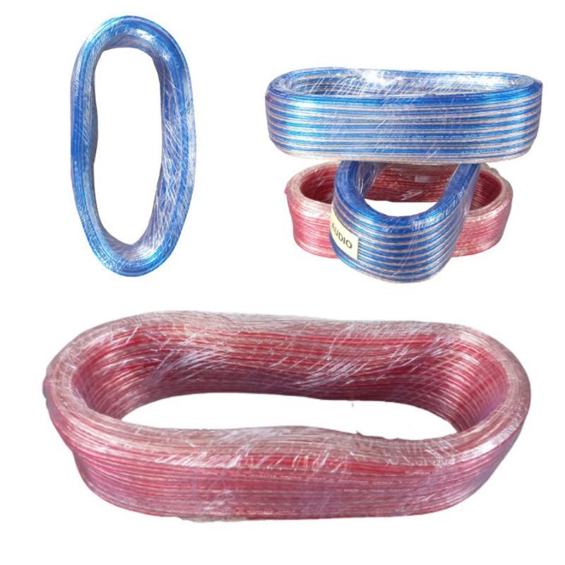 KABEL LISTRIK TRANSPARAN 2X30,,,KABEL AUDIO LISTRIK SERABUT 1ROLL