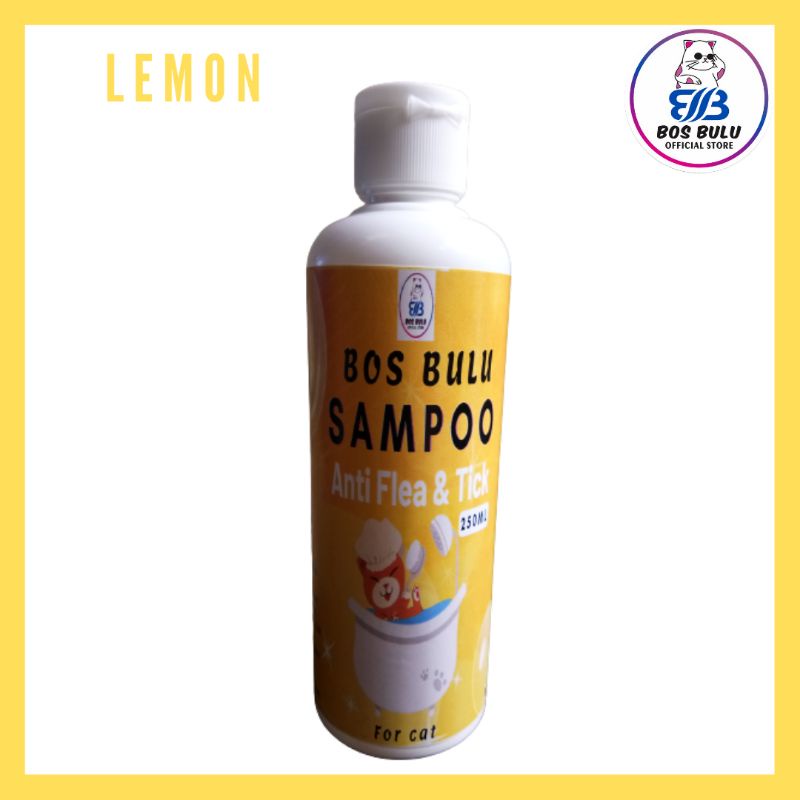 sampo anti kutu jamur bulu rontok flea and tick kucing 250ml