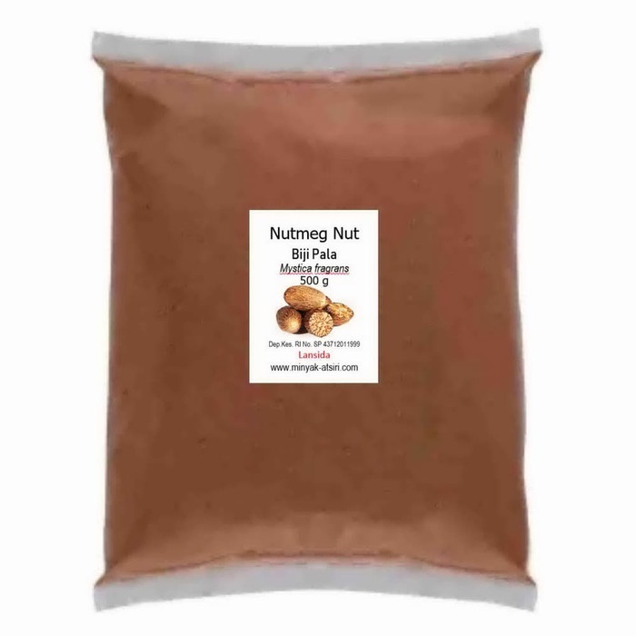 

Bubuk Pala 500 g Nutmeg Nut Powder Simplisia Serbuk Biji Kering Murah