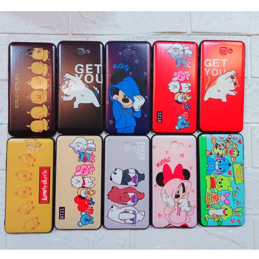 Case Handphone Samsung J7 Prime Motif Kartun Realpict