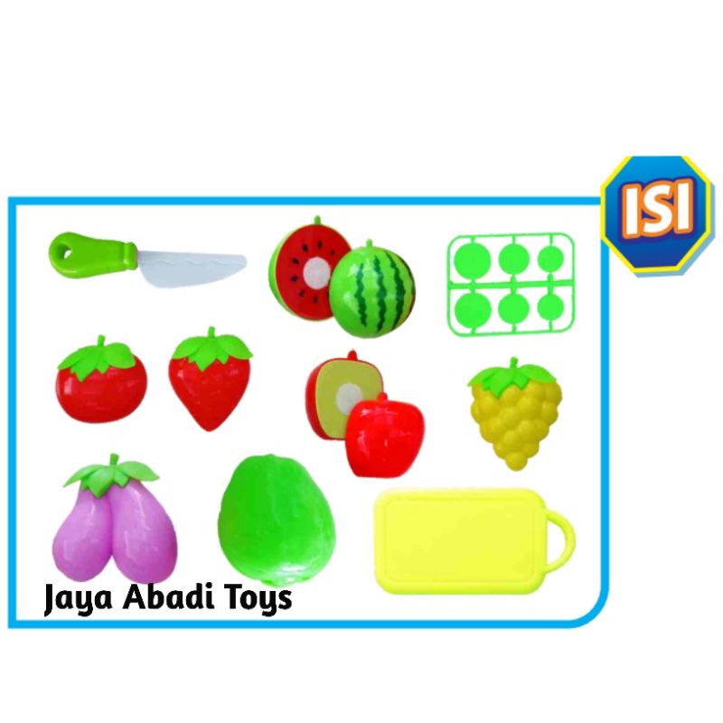 MF 21 - MAINAN ANAK MURAH !! SHOPPING CART + FRUIT ( MF21 ) KERANJANG BELANJA TROLLI MINIMARKET BUAH SEGAR