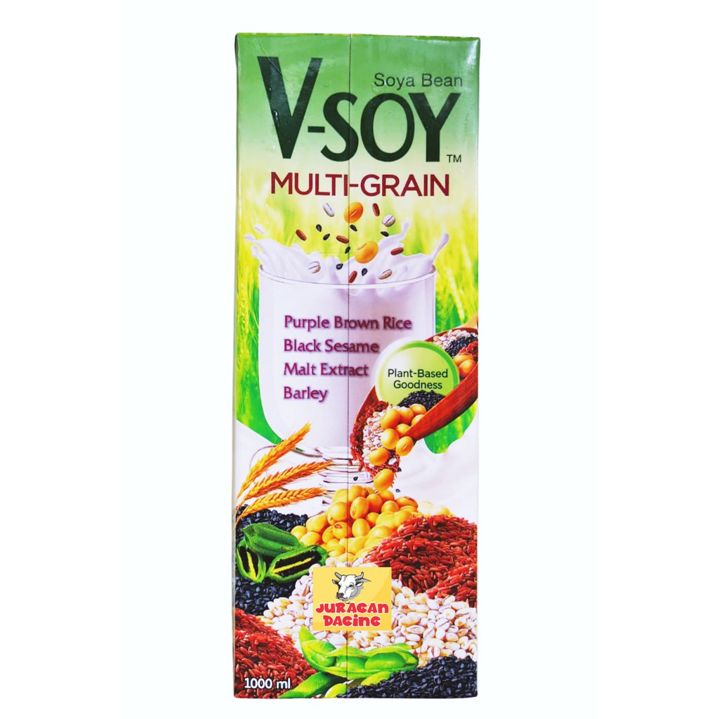

V-SOY Susu Kedelai Multi Grain Soy Milk UHT 1 L