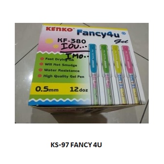 

INDOMART KENKO GELPEN PULPEN AIR PEN KF-380 FANCY 4U @1box