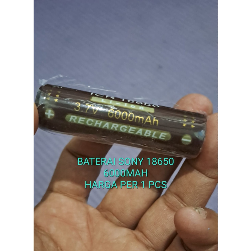 G625 BATERAI SONY 6000 MAH 3.7V 18650 BATERRY SYSTEM CAS CASAN BISA UNTUK SENTER POLICE POWERBANK ULTRA POWER DC AC VAPE VAPOR SPEAKER PORTABLE MINI MICROPHONE LAMPU LED LITHIUM ION KIPAS KECIL DLL UNIVERSAL PRODUK BERKHUALITAS  DAN HARGA TERJANGKAU