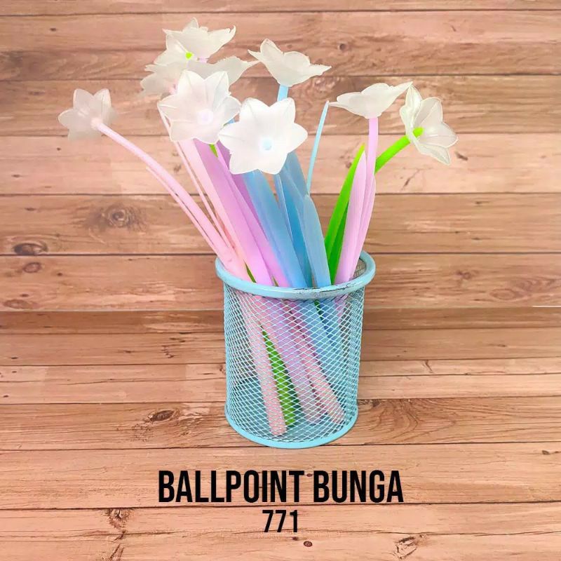 Obral Pulpen Gel Bunga Unik Bisa Berubah Warna Pilih Motif-Mekar