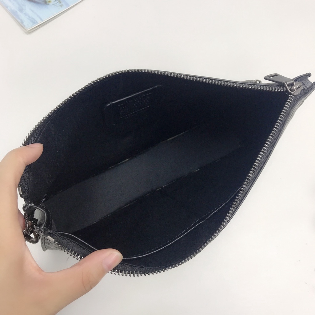 [Instant/Same Day] 75914 73148 men Tas Clutch Bisnis Casual Emboss untuk Pria   snb
