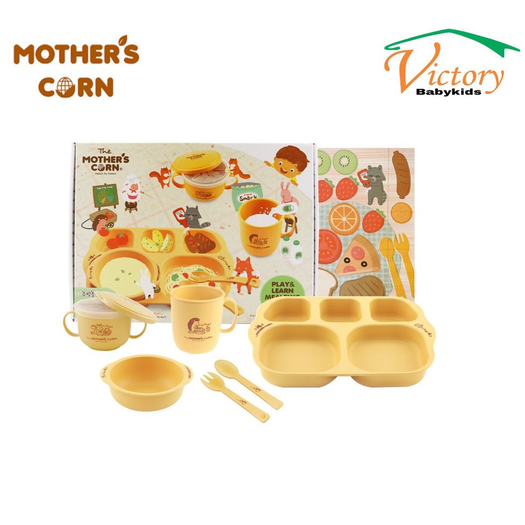 Mother's Corn Play &amp; Learn Mealtime Set